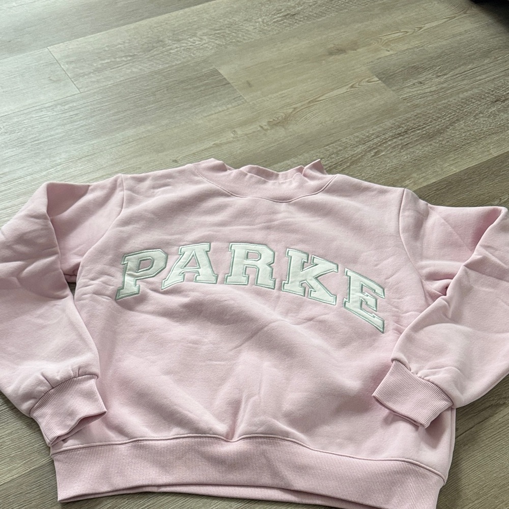 Parke Pink Sprinkle Mock Neck BNWT
